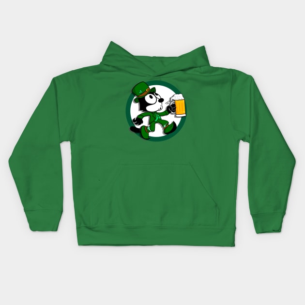 Felix St patrick's day Kids Hoodie by OniSide